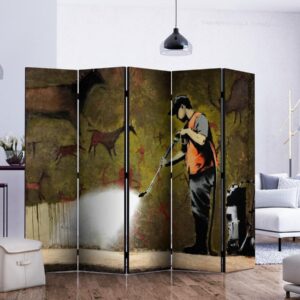 Paravent - Banksy - Cave Painting II