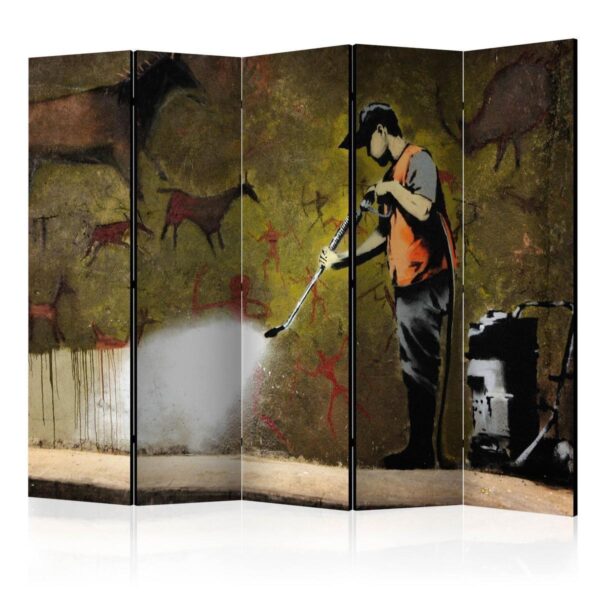 Paravent - Banksy - Cave Painting II Paravent - Banksy - Cave Painting II