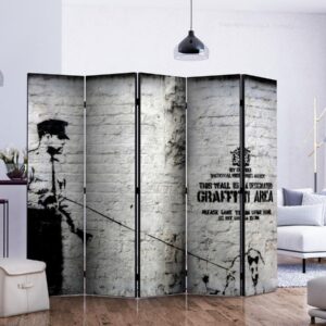 Paravent - Banksy - Graffiti Area II