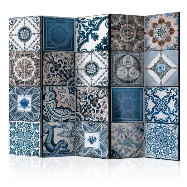 Paravent - Blue Arabesque II Paravent - Blue Arabesque II