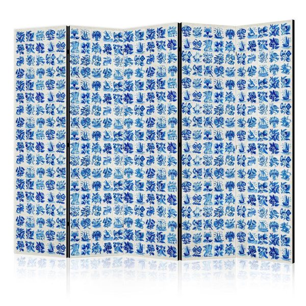 Paravent - Ceramic Tiles - Traditional Portuguese Blue Tiles Azulejos Paravent - Ceramic Tiles - Traditional Portuguese Blue Tiles Azulejos