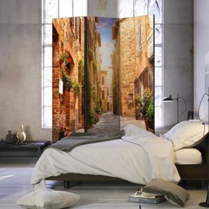 Paravent - Colourful Street in Tuscany