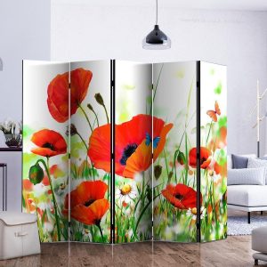 Paravent - Country poppies II