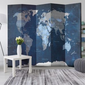Paravent - Dark Blue World
