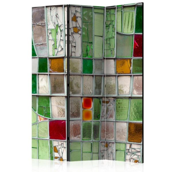 Paravent - Emerald Stained Glass Paravent - Emerald Stained Glass