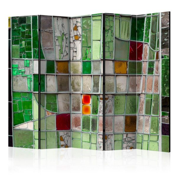 Paravent - Emerald Stained Glass II Paravent - Emerald Stained Glass II