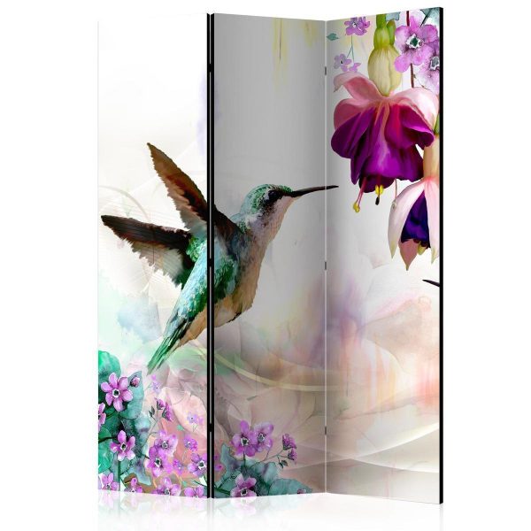 Paravent - Hummingbirds and Flowers Paravent - Hummingbirds and Flowers
