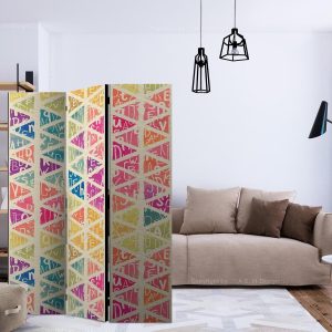 Paravent - Letters nad Triangles