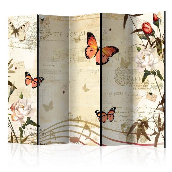 Paravent - Melodies of butterflies II Paravent - Melodies of butterflies II
