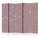 Paravent - Night Sky - Artistic Constellations and Stars in Pastel Shades
