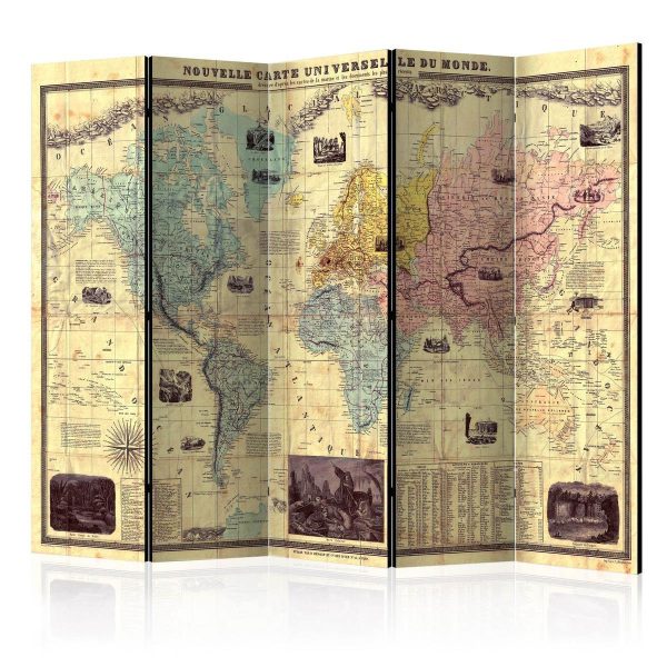Paravent - Nouvelle Carte Du Monde Paravent - Nouvelle Carte Du Monde