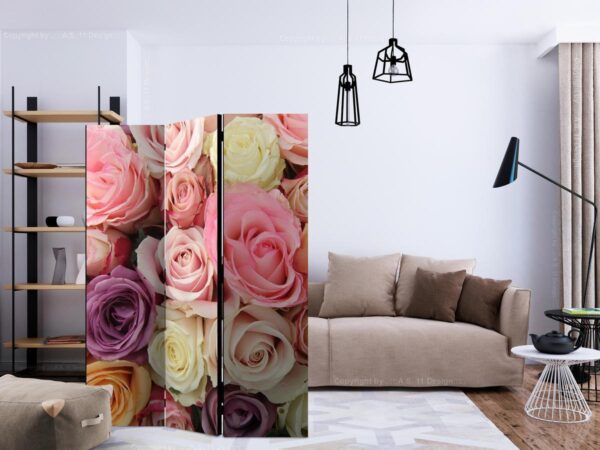 Paravent - Pastel roses
