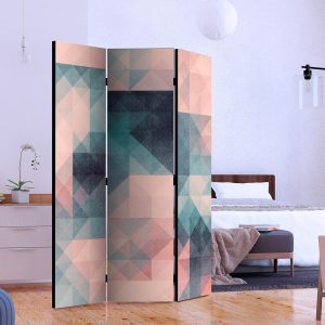 Paravent - Pixels (Green and Pink)