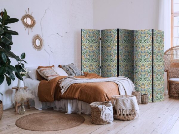 Paravent - Retro Vintage Intricate and Rich Pattern in Victorian Style