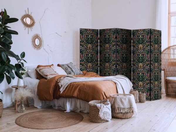 Paravent - Retro Vintage Intricate and Rich Pattern in Victorian Style