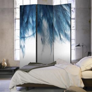 Paravent - Sapphire Feathers