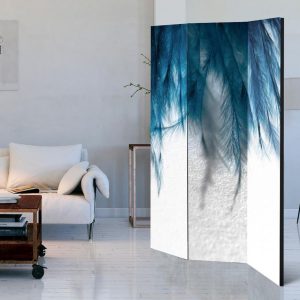 Paravent - Sapphire Feathers