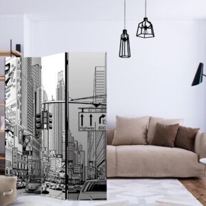 Paravent - Street in New York city