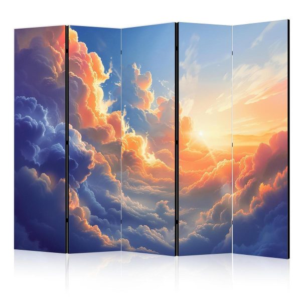 Paravent - Sunset Over a Cloudy Sea: A Marvelous Symphony of Colors Paravent - Sunset Over a Cloudy Sea: A Marvelous Symphony of Colors