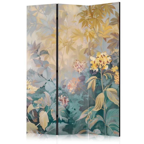 Paravent - Tapestry Pattern With Meadow and Flowers - Kilim With Spring Motif Paravent - Tapestry Pattern With Meadow and Flowers - Kilim With Spring Motif