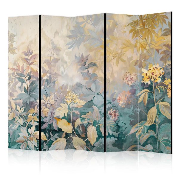 Paravent - Tapestry Pattern With Meadow and Flowers - Kilim With Spring Motif Paravent - Tapestry Pattern With Meadow and Flowers - Kilim With Spring Motif