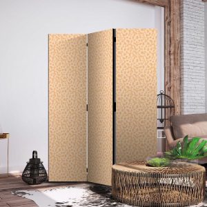 Paravent - Tiny Dots: Optimistic Pattern in Peach Colors