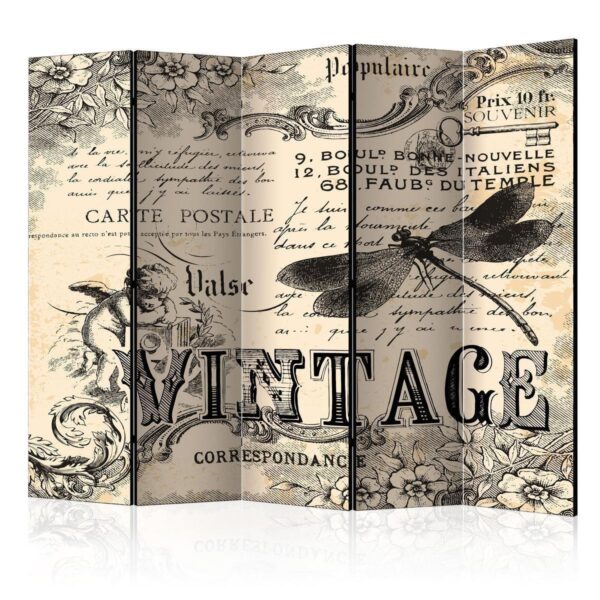 Paravent - Vintage Correspondence II Paravent - Vintage Correspondence II