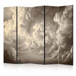 Paravent - Whisper of Illuminated Clouds: Soft Light Play in the Sky Theater