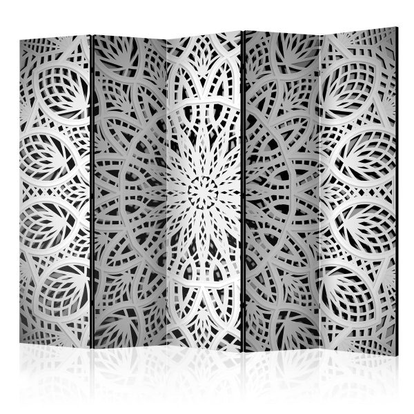 Paravent - White Mandala II Paravent - White Mandala II