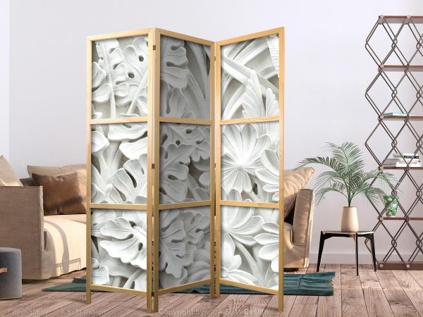 Paravent japonais - Alabaster Garden I