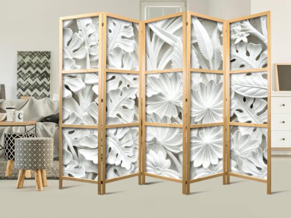 Paravent japonais - Alabaster Garden III
