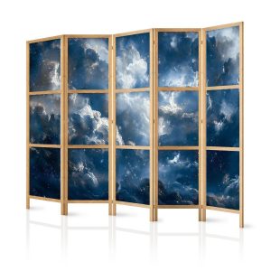 Paravent japonais - Astronomical Wonders: Clouds and Stars in Harmonious Combination