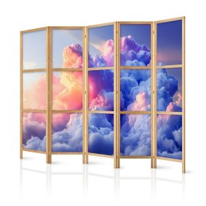 Paravent japonais - Clouds Like Painted: Artistic Brushes of Dawn Painting the Sky