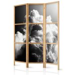 Paravent japonais - Clouds Like from Dreams: Let the Sun Illuminate Your Day – A Visual Feast