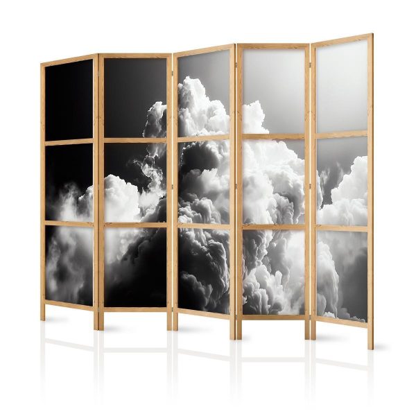 Paravent japonais - Clouds Like from Dreams: Let the Sun Illuminate Your Day – A Visual Feast Paravent japonais - Clouds Like from Dreams: Let the Sun Illuminate Your Day – A Visual Feast