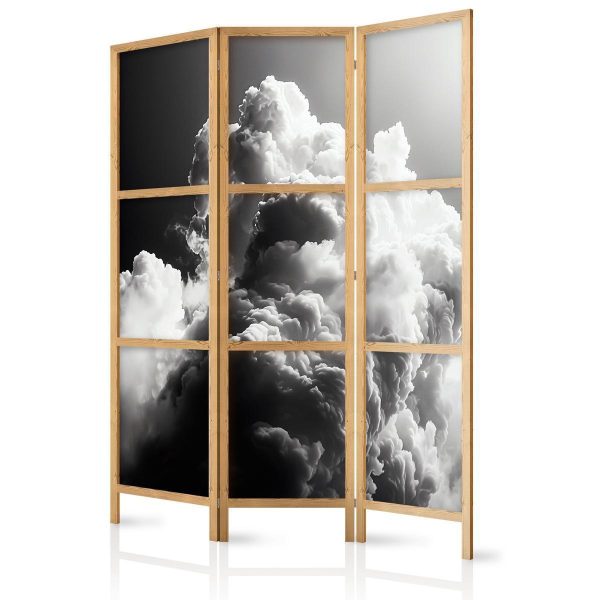 Paravent japonais - Clouds Like from Dreams: Let the Sun Illuminate Your Day – A Visual Feast Paravent japonais - Clouds Like from Dreams: Let the Sun Illuminate Your Day – A Visual Feast