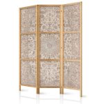 Paravent japonais - Desert Nights - Ornamented Persian Carpet in Muted Colors