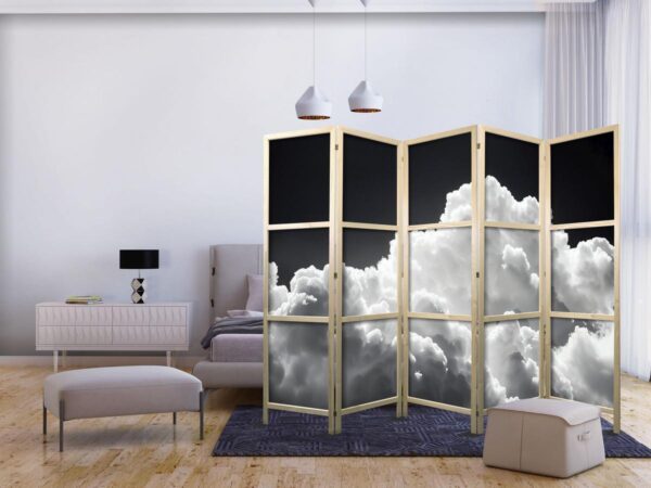 Paravent japonais - Discover the Endless Play of Sunlight – Clouds and Shadows in the Sky