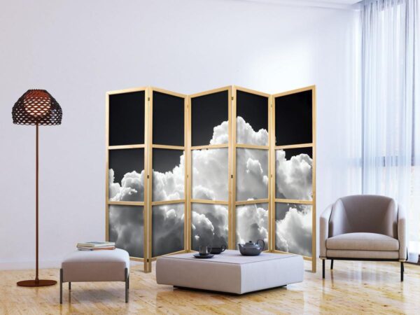 Paravent japonais - Discover the Endless Play of Sunlight – Clouds and Shadows in the Sky