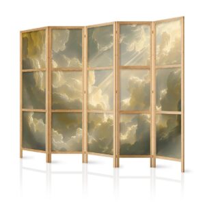 Paravent japonais - Enchanting Play of Colors Against a Backdrop of Clouds