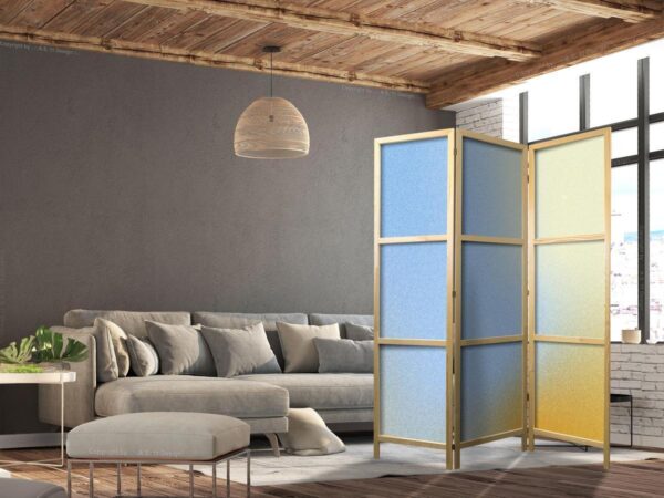 Paravent japonais - Energetic Gradient - Gradient Composition in Vibrant Colors