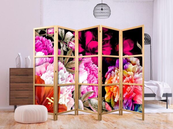 Paravent japonais - Floral Abundance II