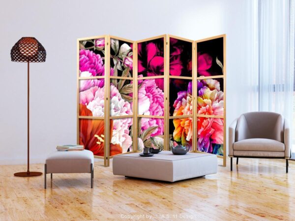 Paravent japonais - Floral Abundance II