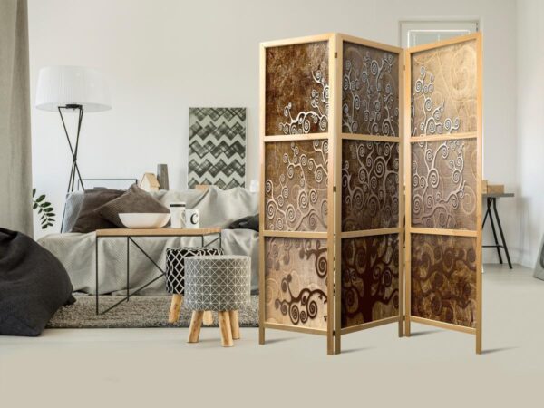 Paravent japonais - Golden Flourishes I