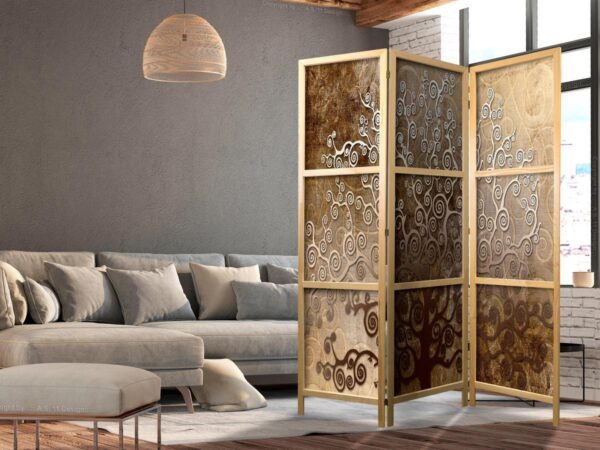 Paravent japonais - Golden Flourishes I