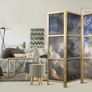 Paravent japonais - Golden Reflections on Clouds Foretelling Dusk