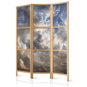 Paravent japonais - Golden Reflections on Clouds Foretelling Dusk