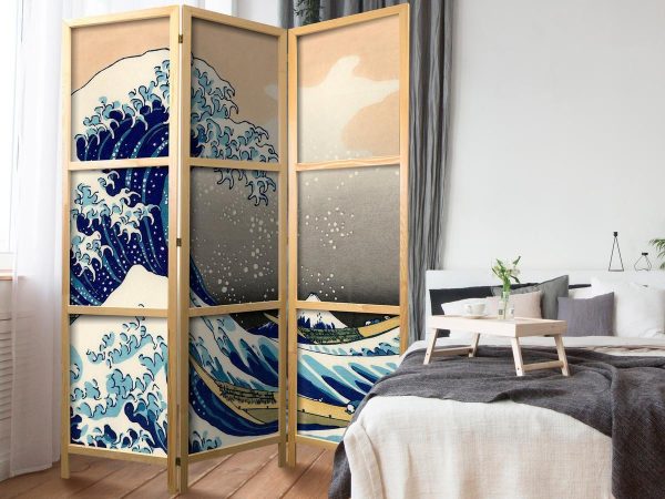 Paravent japonais - Great Wave in Kanagawa I