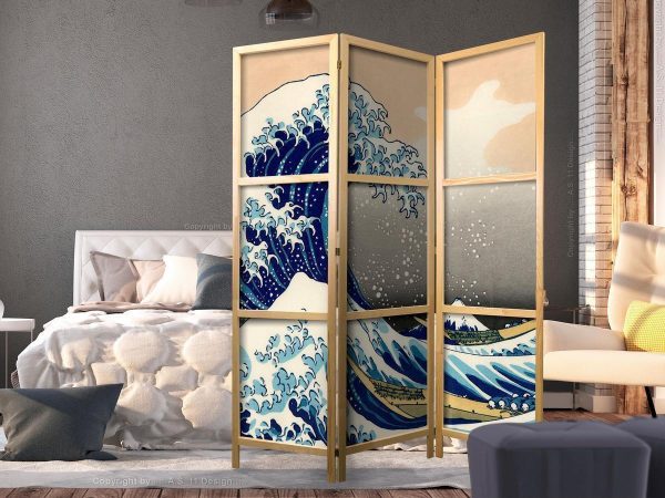 Paravent japonais - Great Wave in Kanagawa I