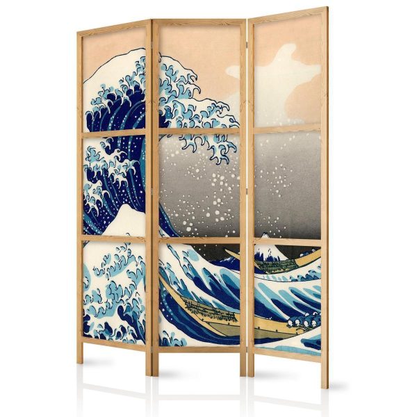 Paravent japonais - Great Wave in Kanagawa I Paravent japonais - Great Wave in Kanagawa I